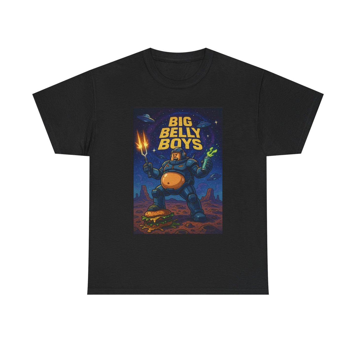 Big Belly Boys In Space Unisex Tee