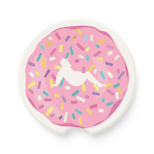 Doughnut Sprinkles Soapstone Car Coaster