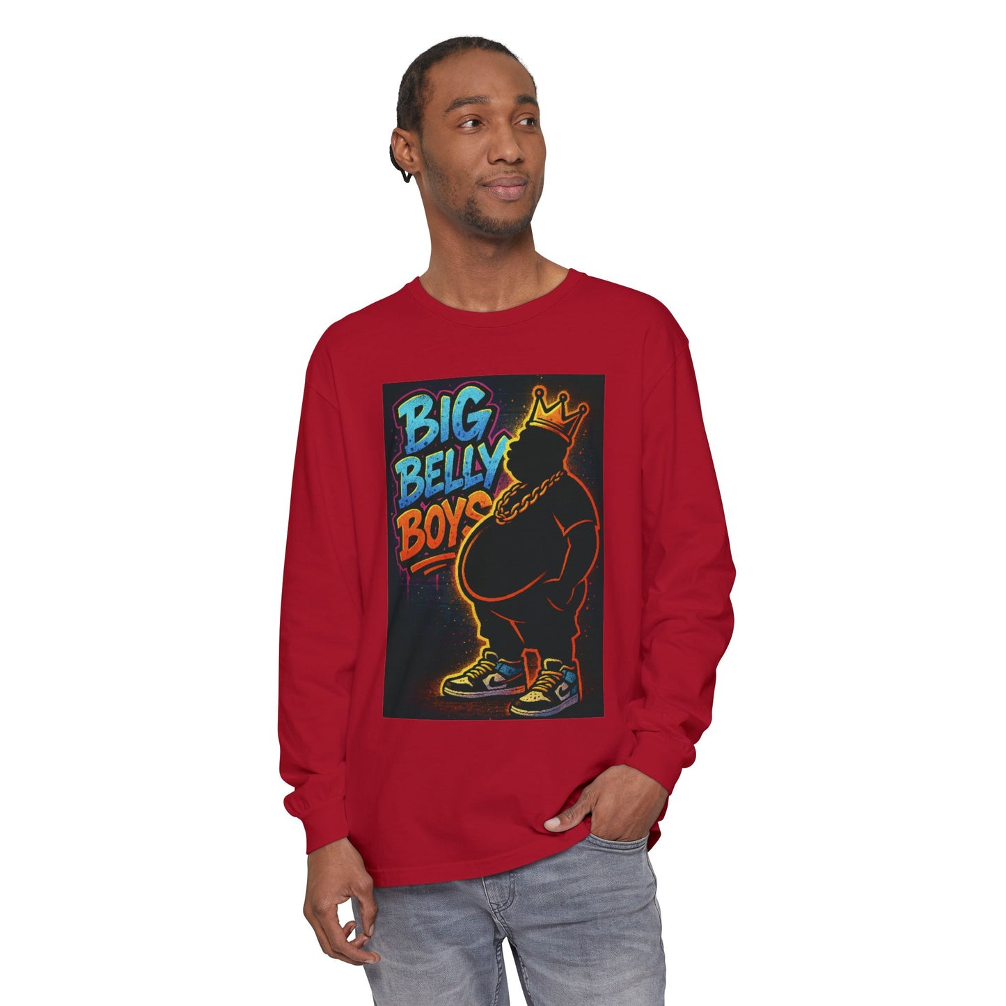 Big Belly Boys Crown Long Sleeve Tee