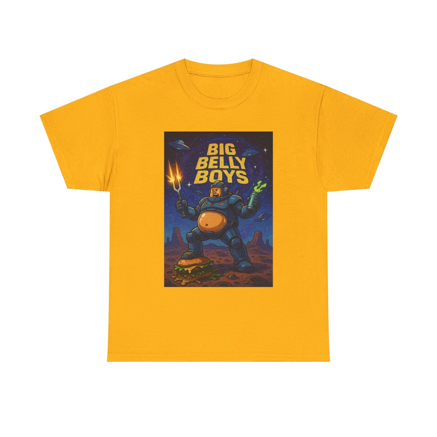 Big Belly Boys In Space Unisex Tee