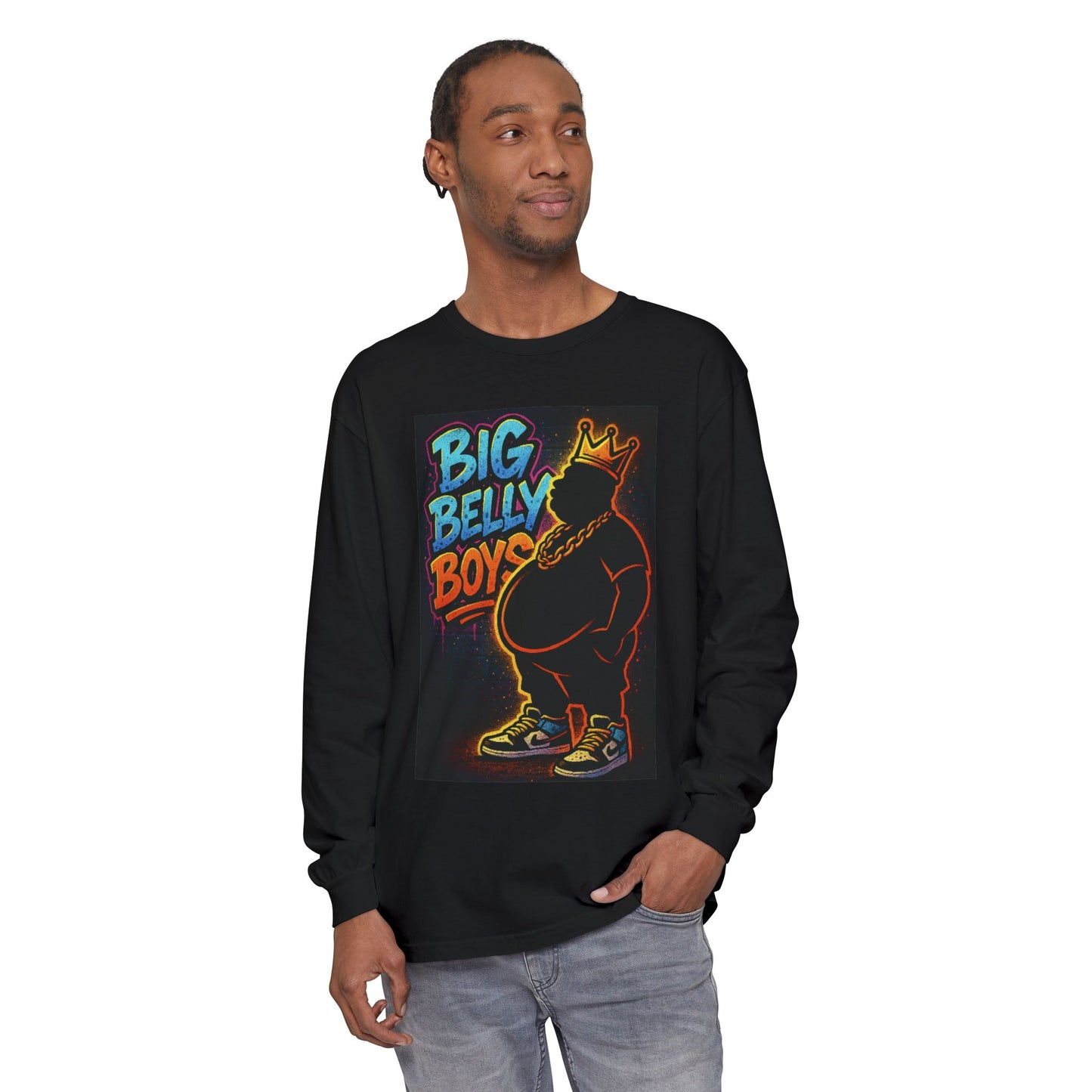 Big Belly Boys Crown Long Sleeve Tee
