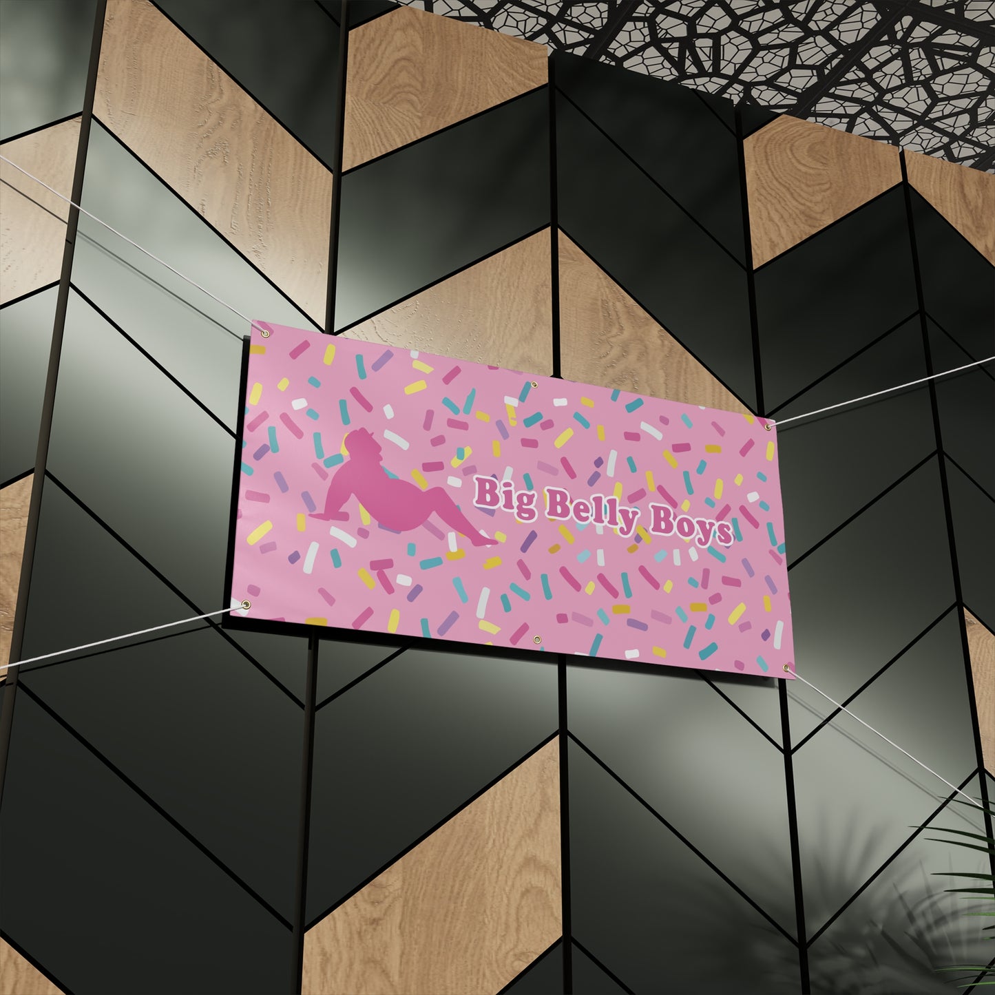 Doughnut Sprinkles Matte Banner