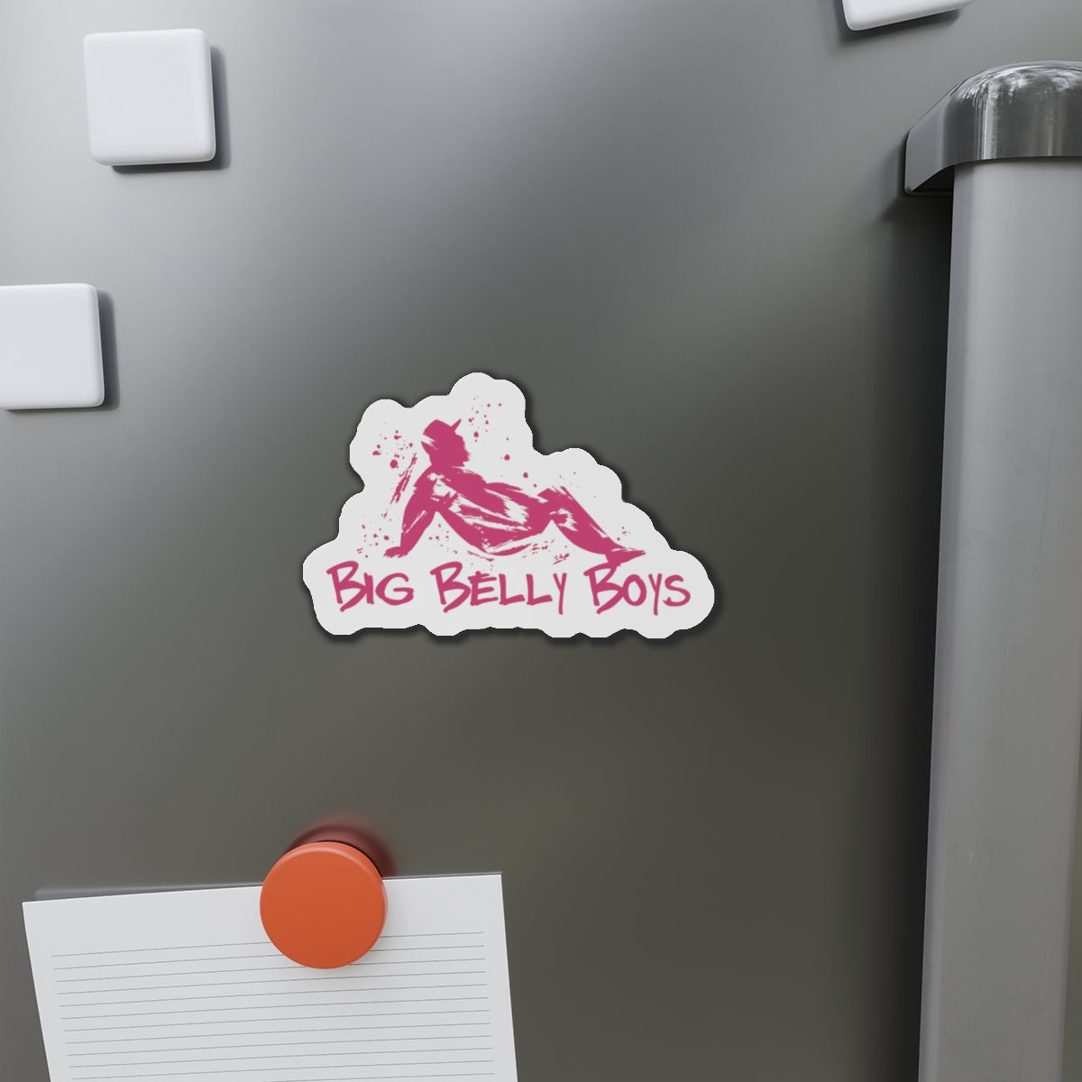 Big Belly Boys - Notebook Knockers Die-Cut Magnet
