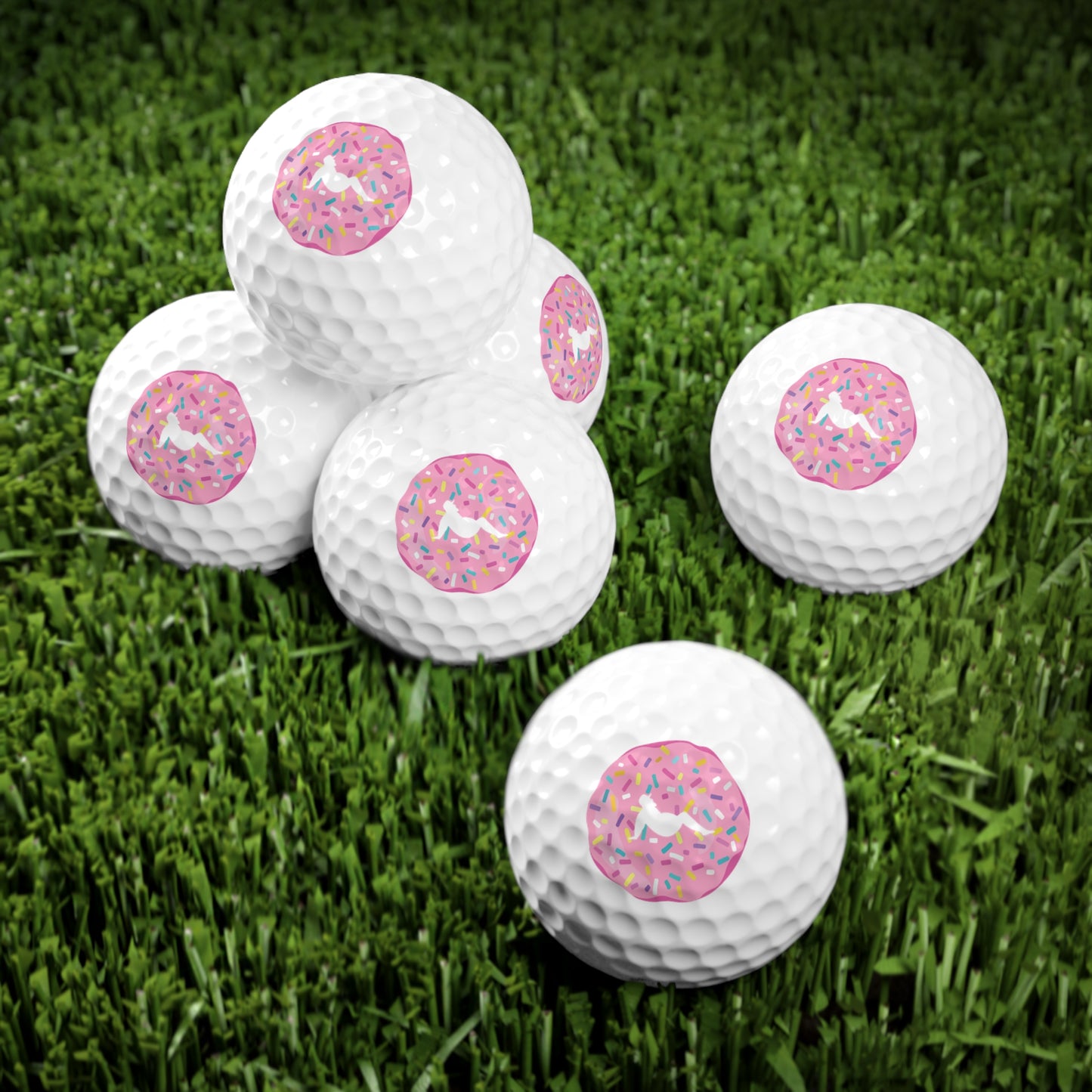 Doughnut Sprinkles Golf Balls