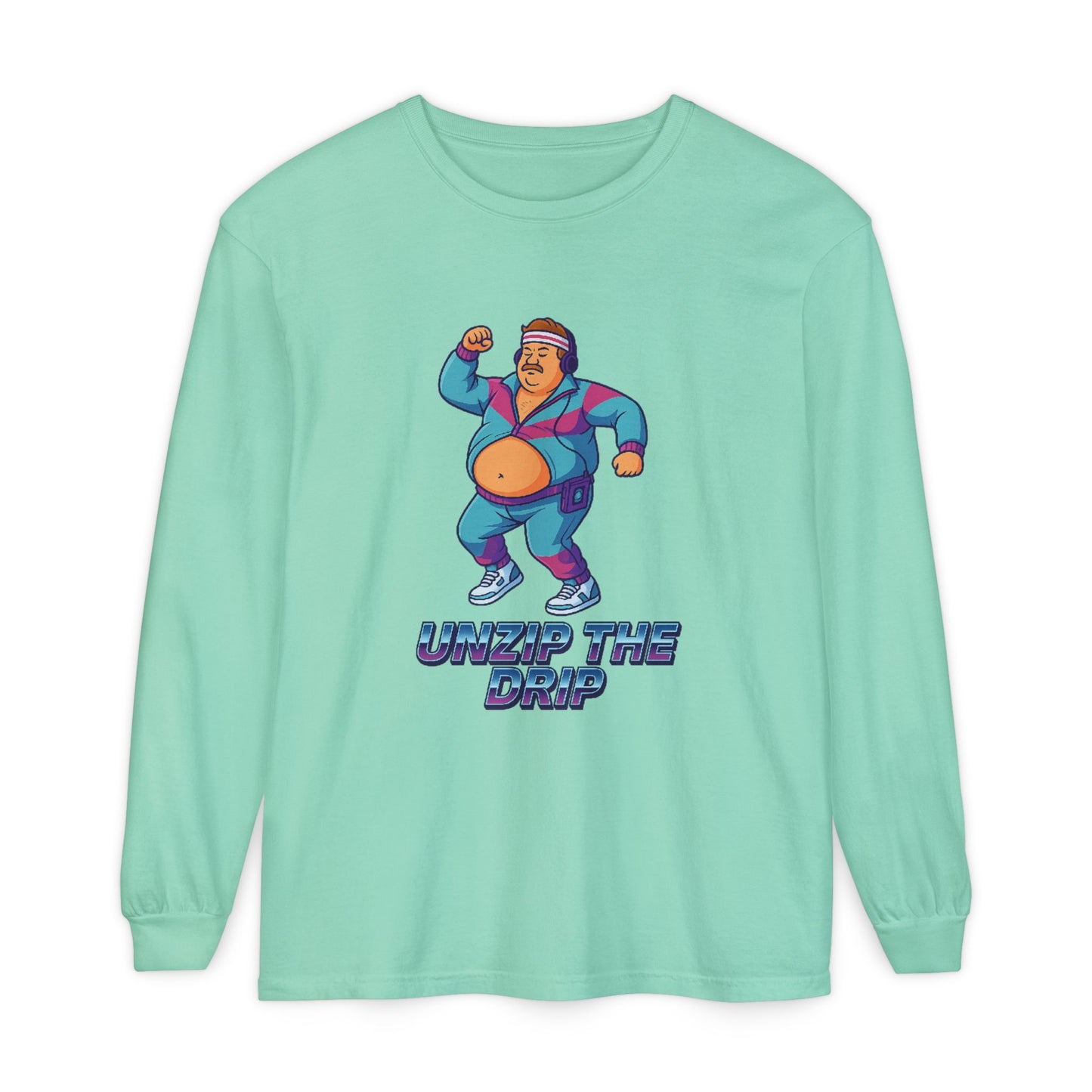 Big Belly Boys Unzip the Drip Long Sleeve Tee