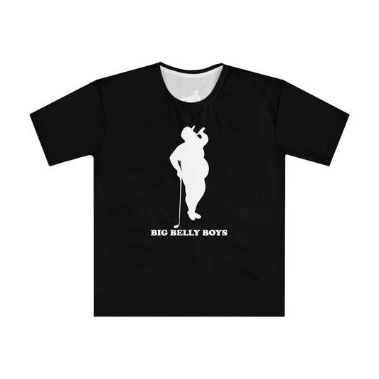 Big Belly Boys Golf Men's Loose Tee - Black