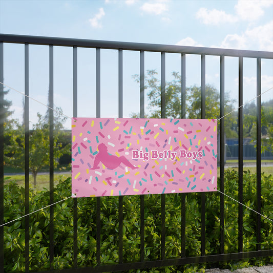 Doughnut Sprinkles Matte Banner