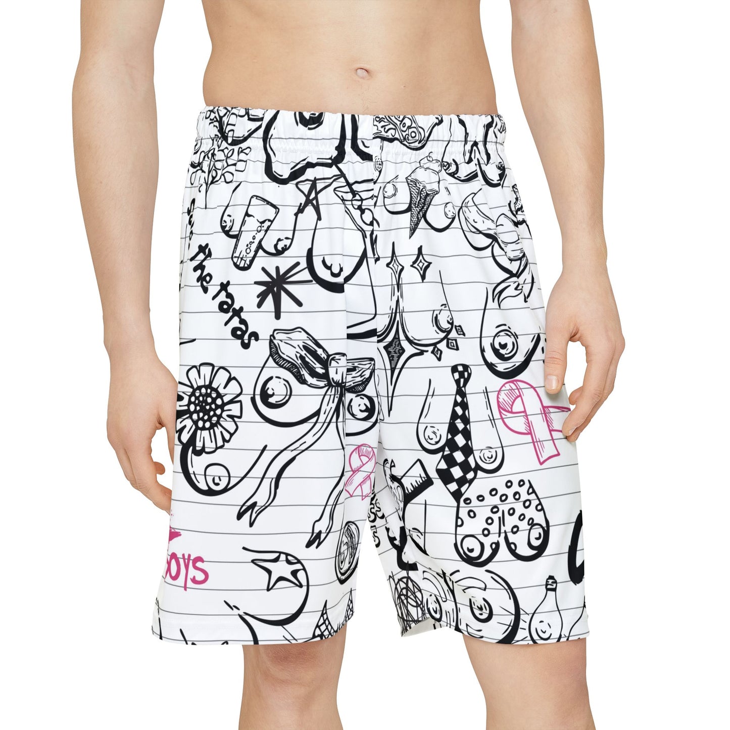 Notebook Knockers Men’s Gym Shorts