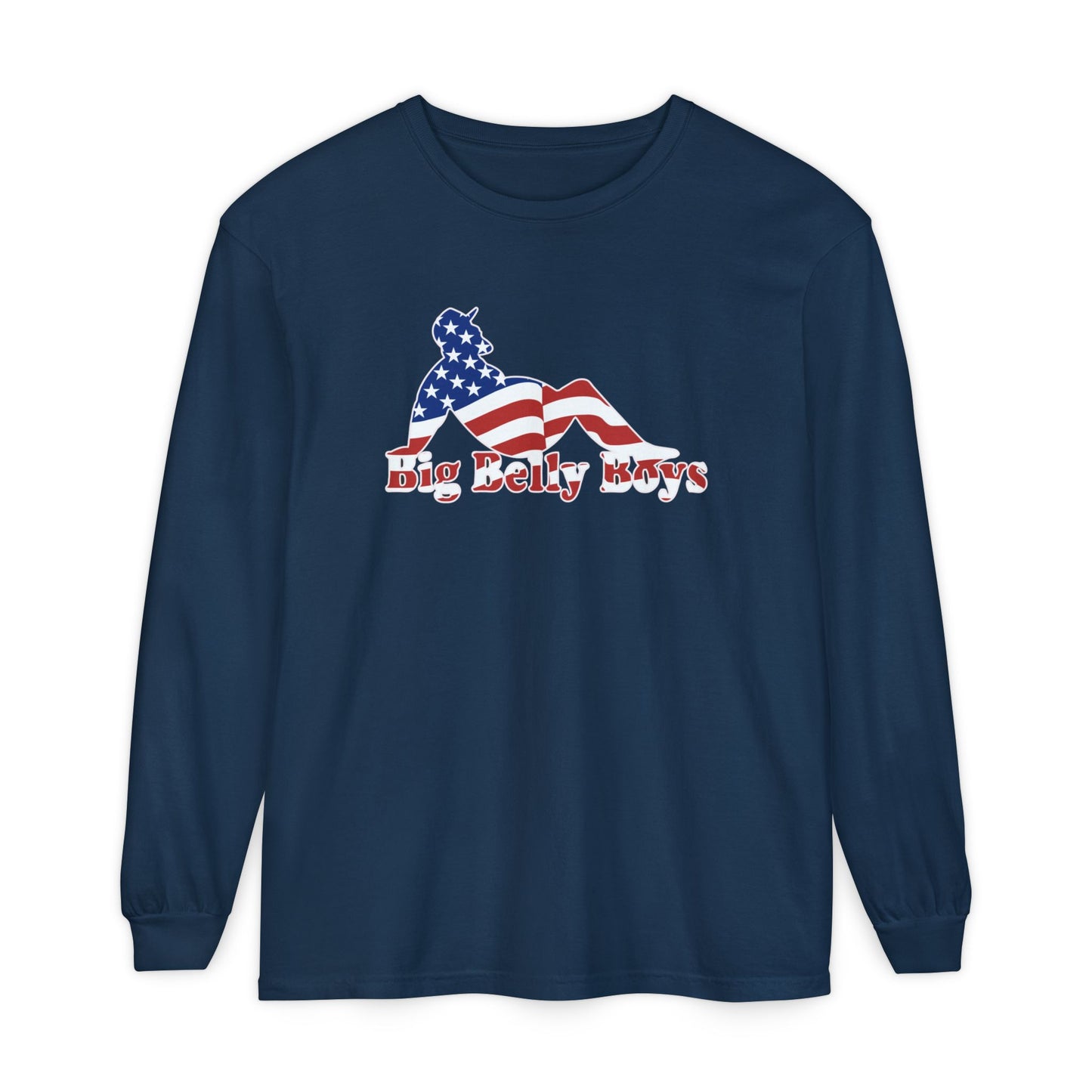Big Belly Boys USA Long Sleeve Tee
