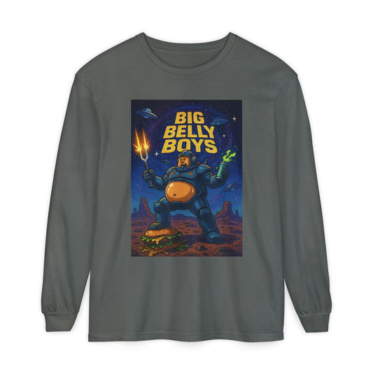Big Belly Boys In Space Long Sleeve Tee