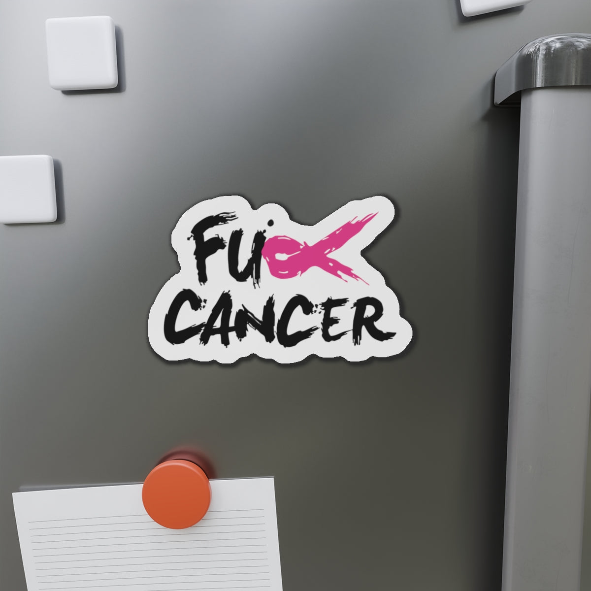 FCK CANCER Die-Cut Magnet