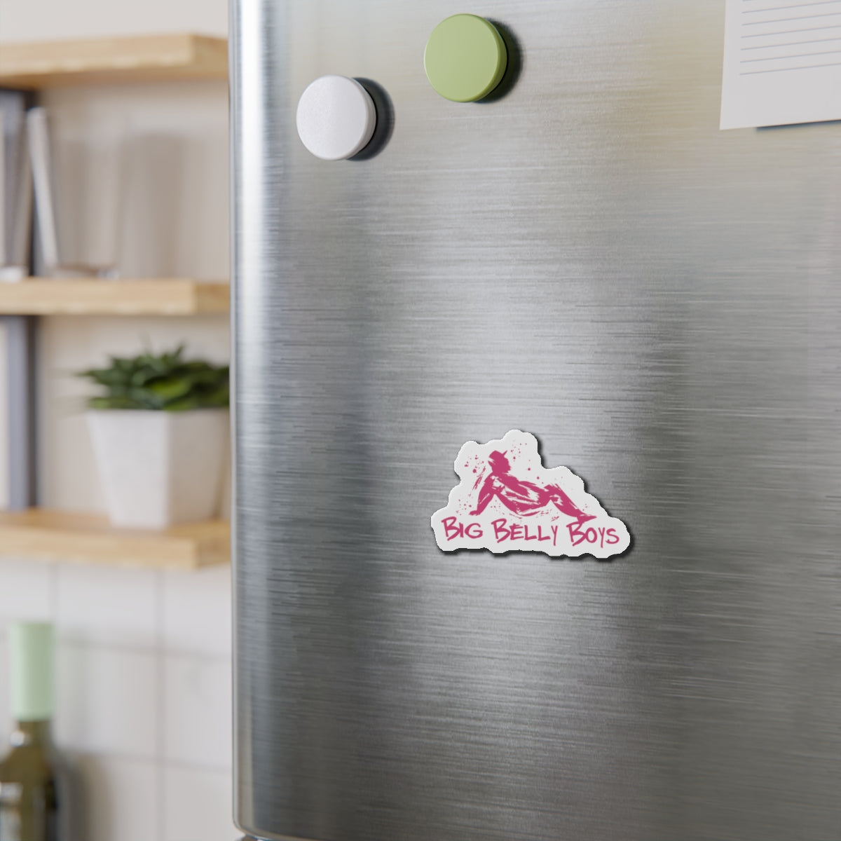 Big Belly Boys - Notebook Knockers Die-Cut Magnet