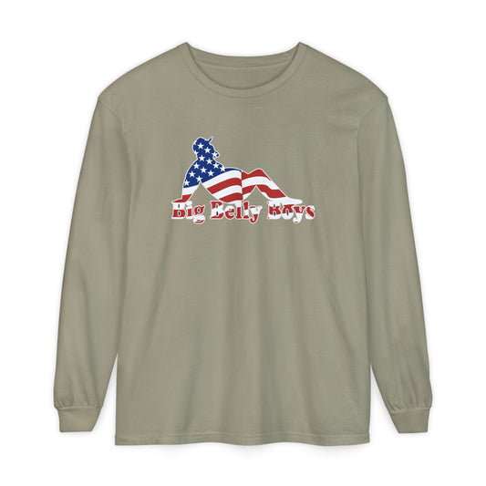 Big Belly Boys USA Long Sleeve Tee