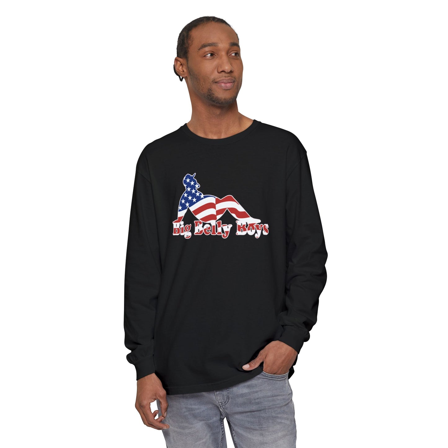 Big Belly Boys USA Long Sleeve Tee
