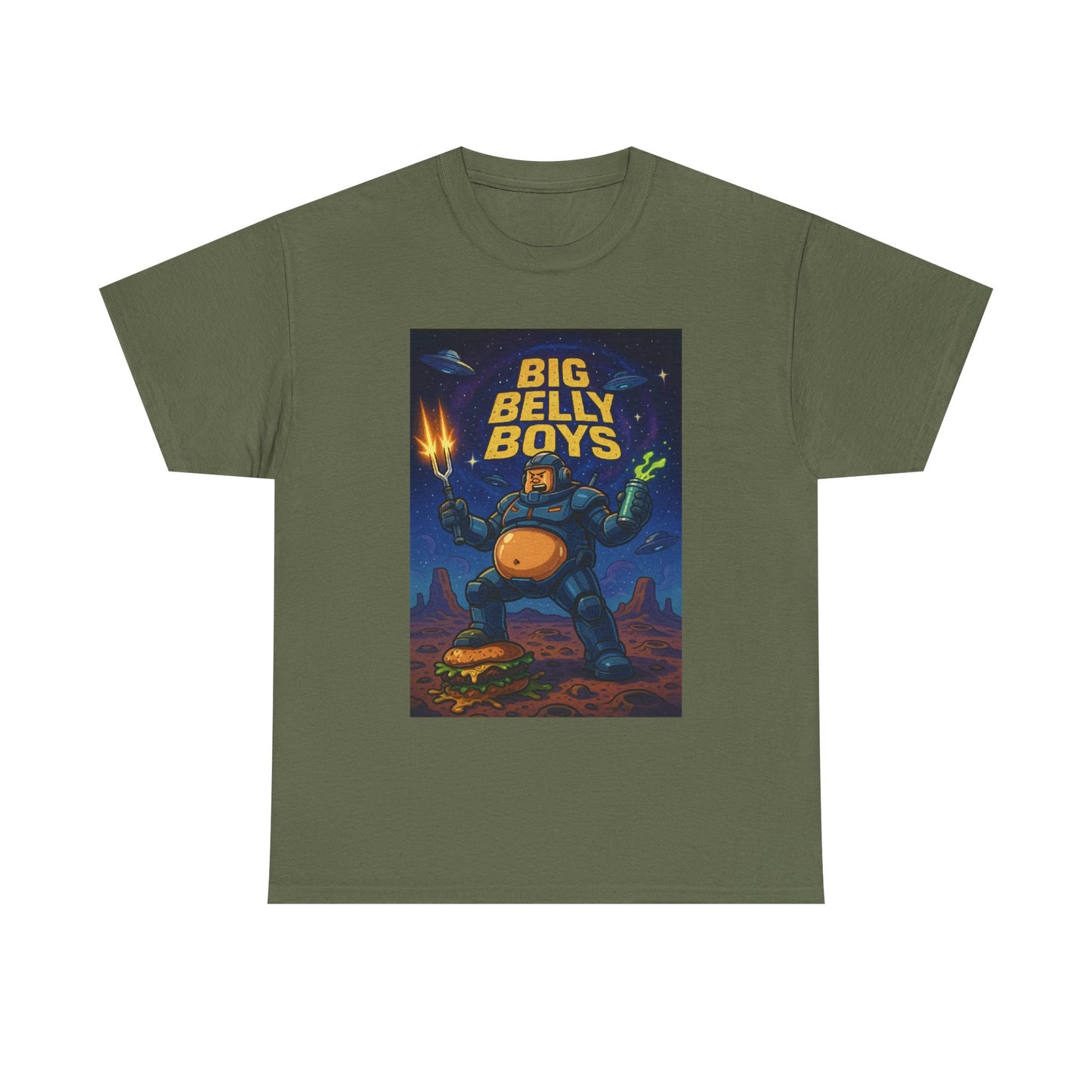 Big Belly Boys In Space Unisex Tee