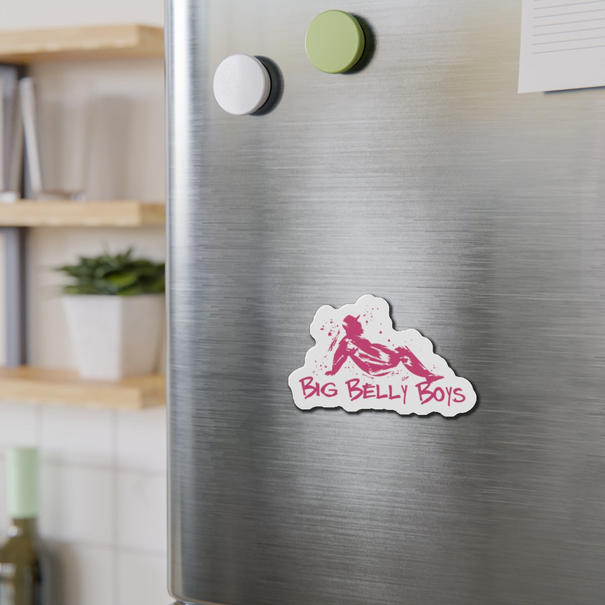 Big Belly Boys - Notebook Knockers Die-Cut Magnet