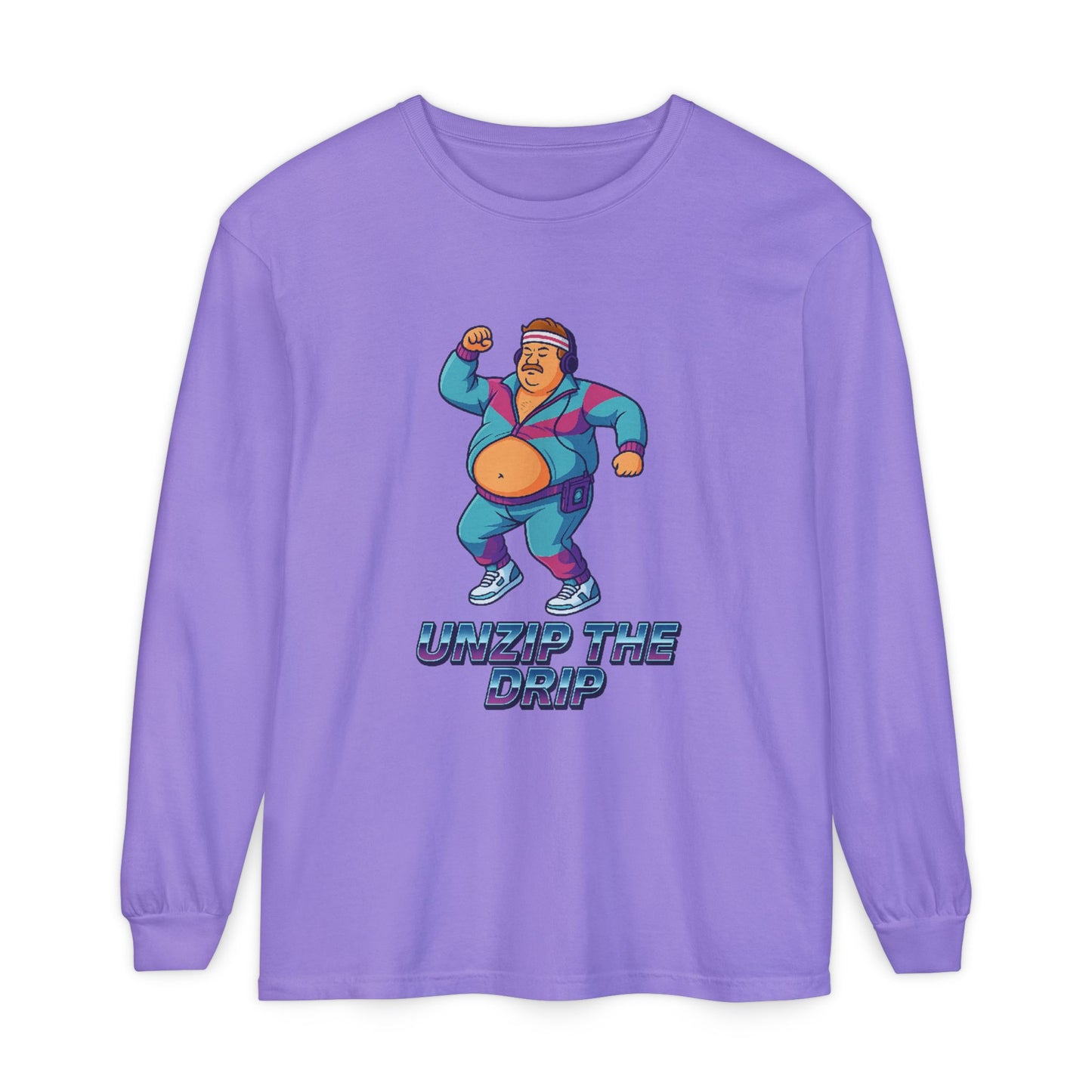Big Belly Boys Unzip the Drip Long Sleeve Tee