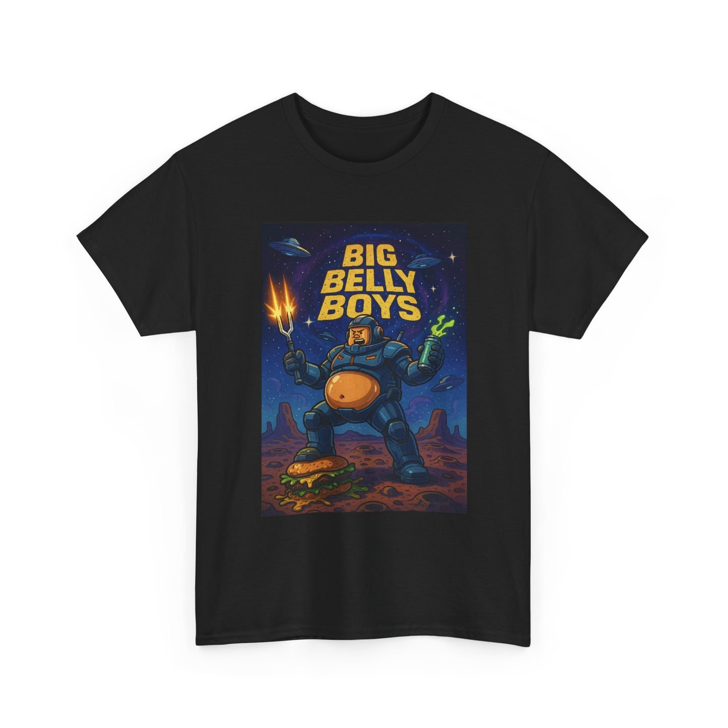 Big Belly Boys In Space Unisex Tee