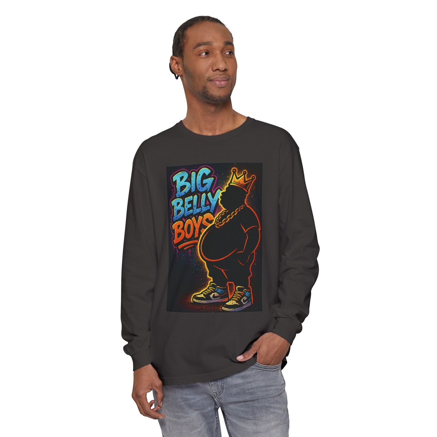 Big Belly Boys Crown Long Sleeve Tee
