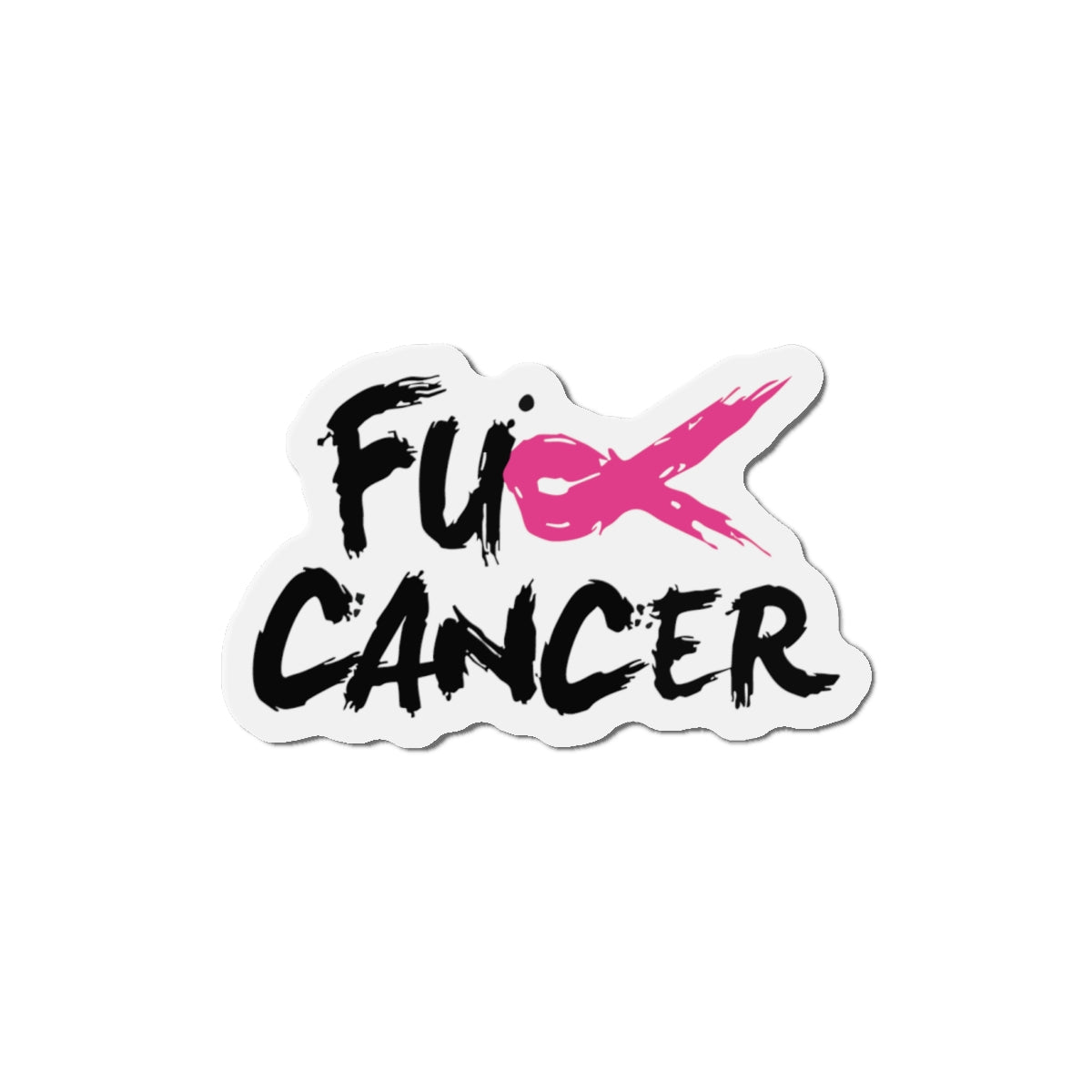 FCK CANCER Die-Cut Magnet