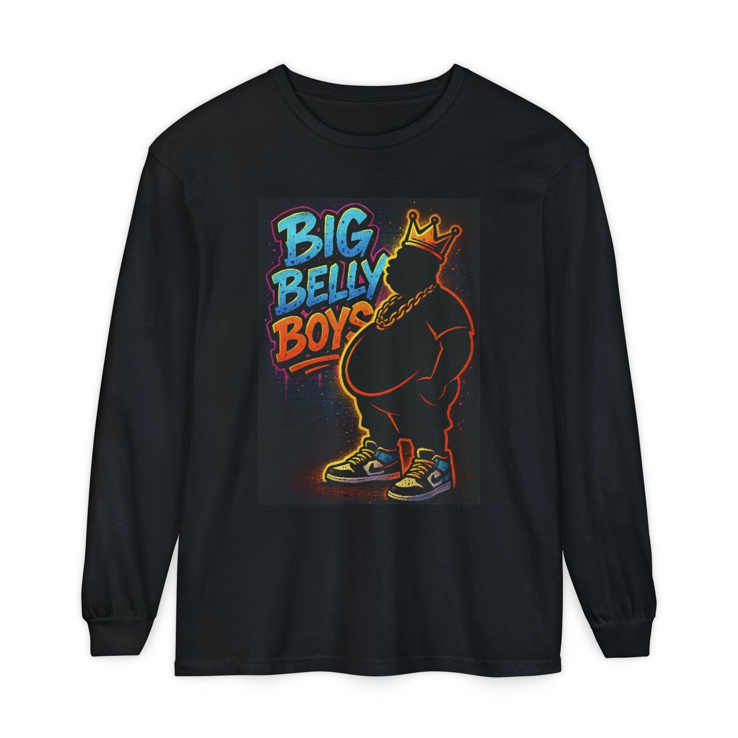 Big Belly Boys Crown Long Sleeve Tee
