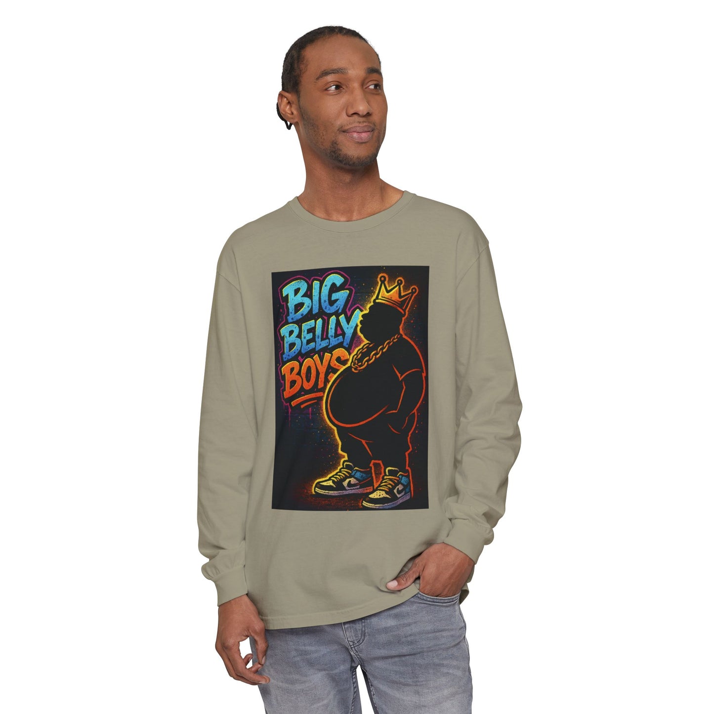 Big Belly Boys Crown Long Sleeve Tee
