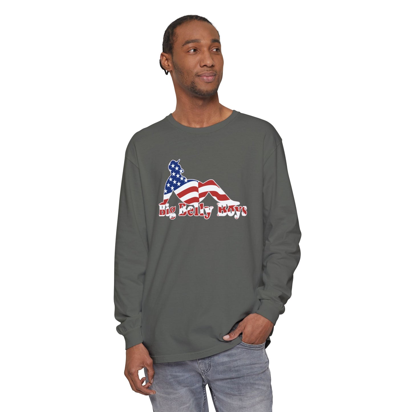 Big Belly Boys USA Long Sleeve Tee