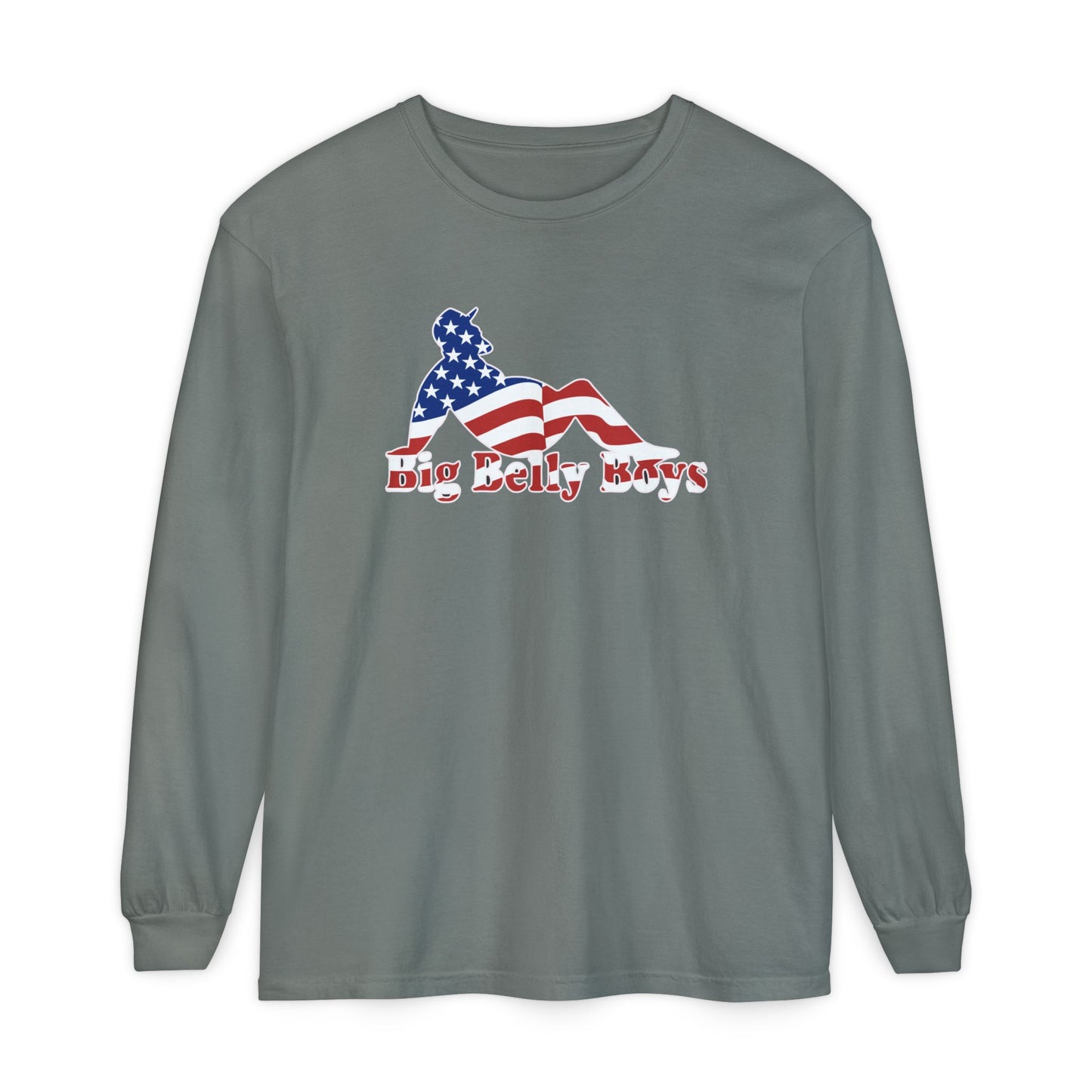 Big Belly Boys USA Long Sleeve Tee