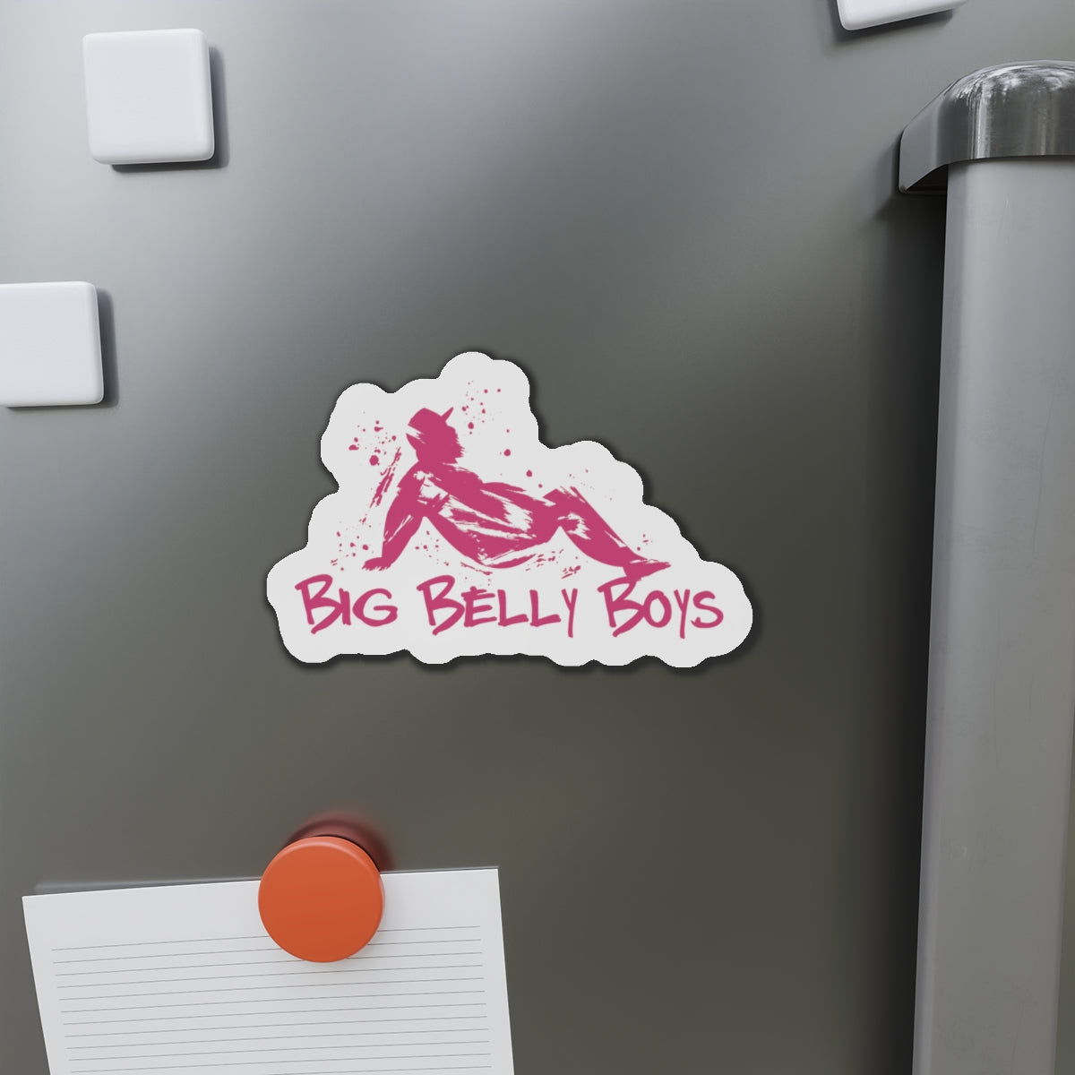 Big Belly Boys - Notebook Knockers Die-Cut Magnet