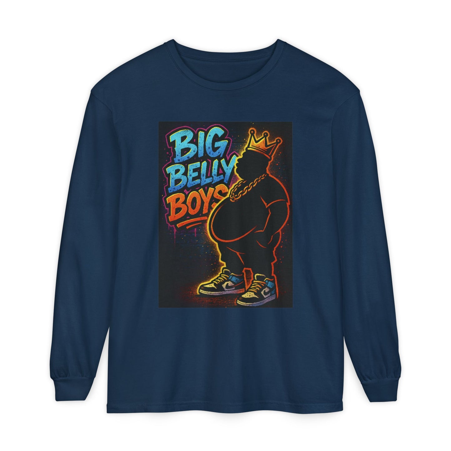 Big Belly Boys Crown Long Sleeve Tee