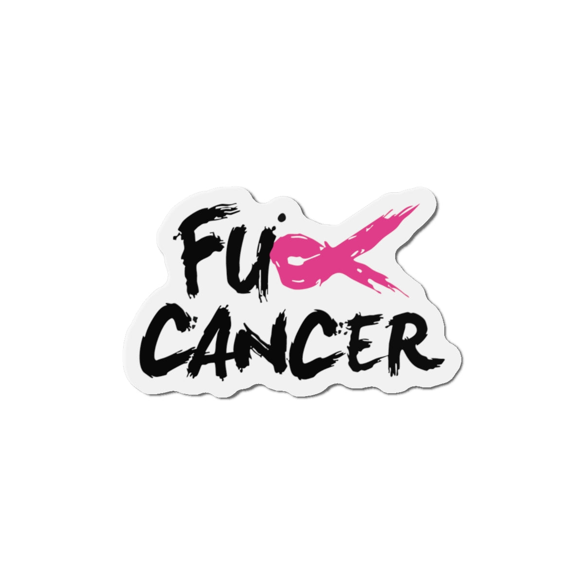 FCK CANCER Die-Cut Magnet