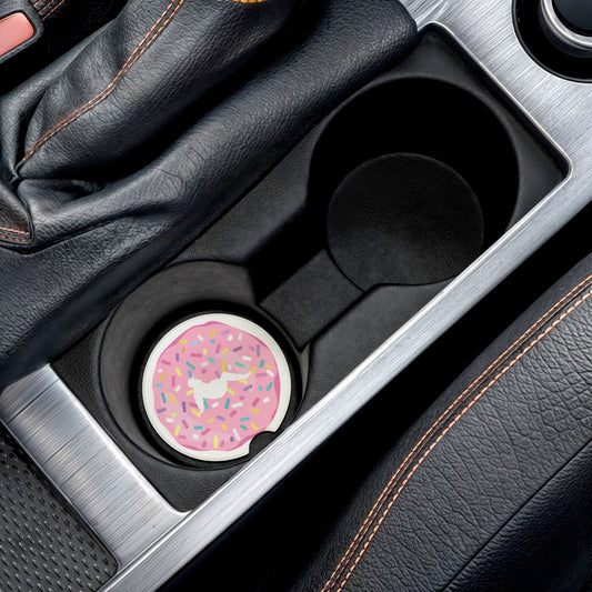 Doughnut Sprinkles Soapstone Car Coaster