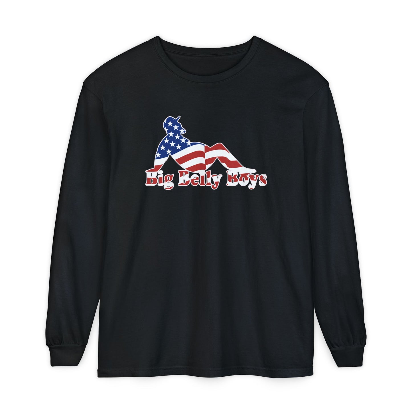 Big Belly Boys USA Long Sleeve Tee