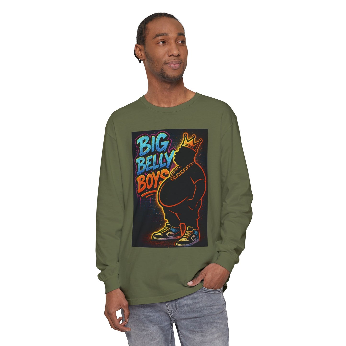 Big Belly Boys Crown Long Sleeve Tee