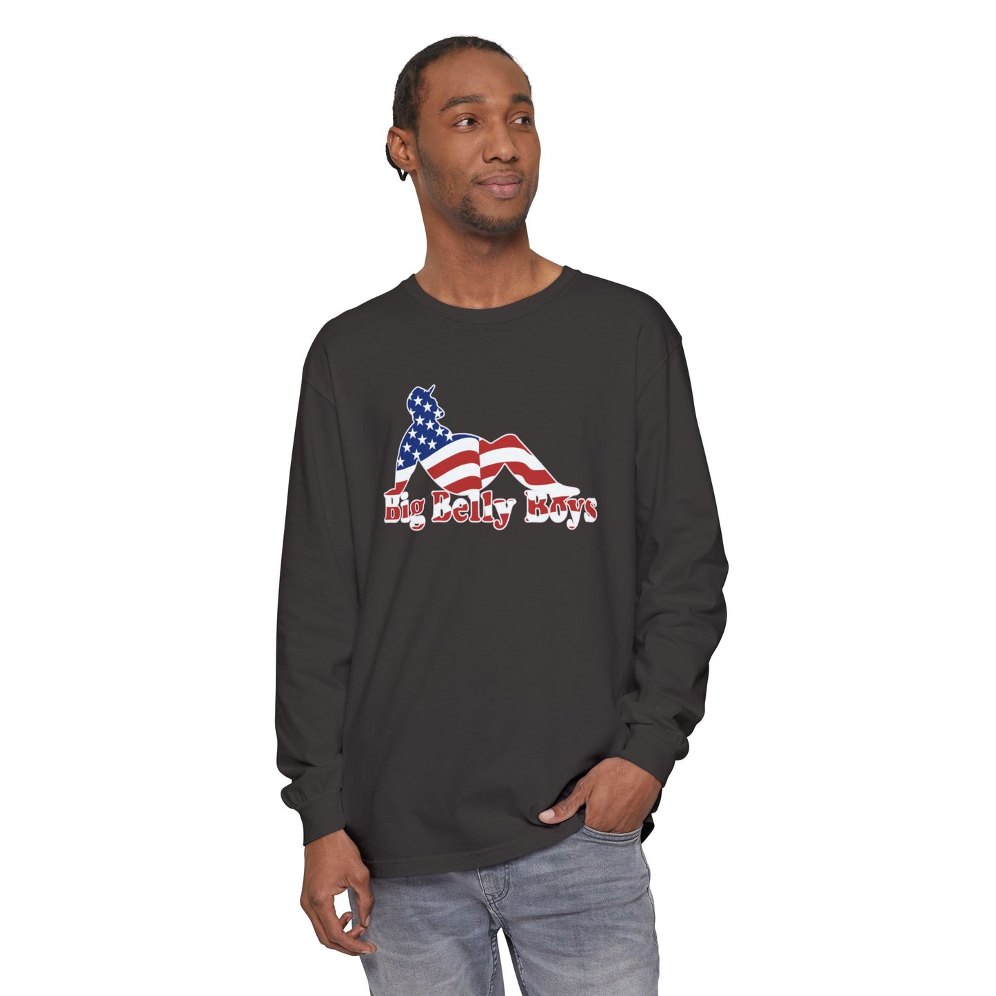 Big Belly Boys USA Long Sleeve Tee