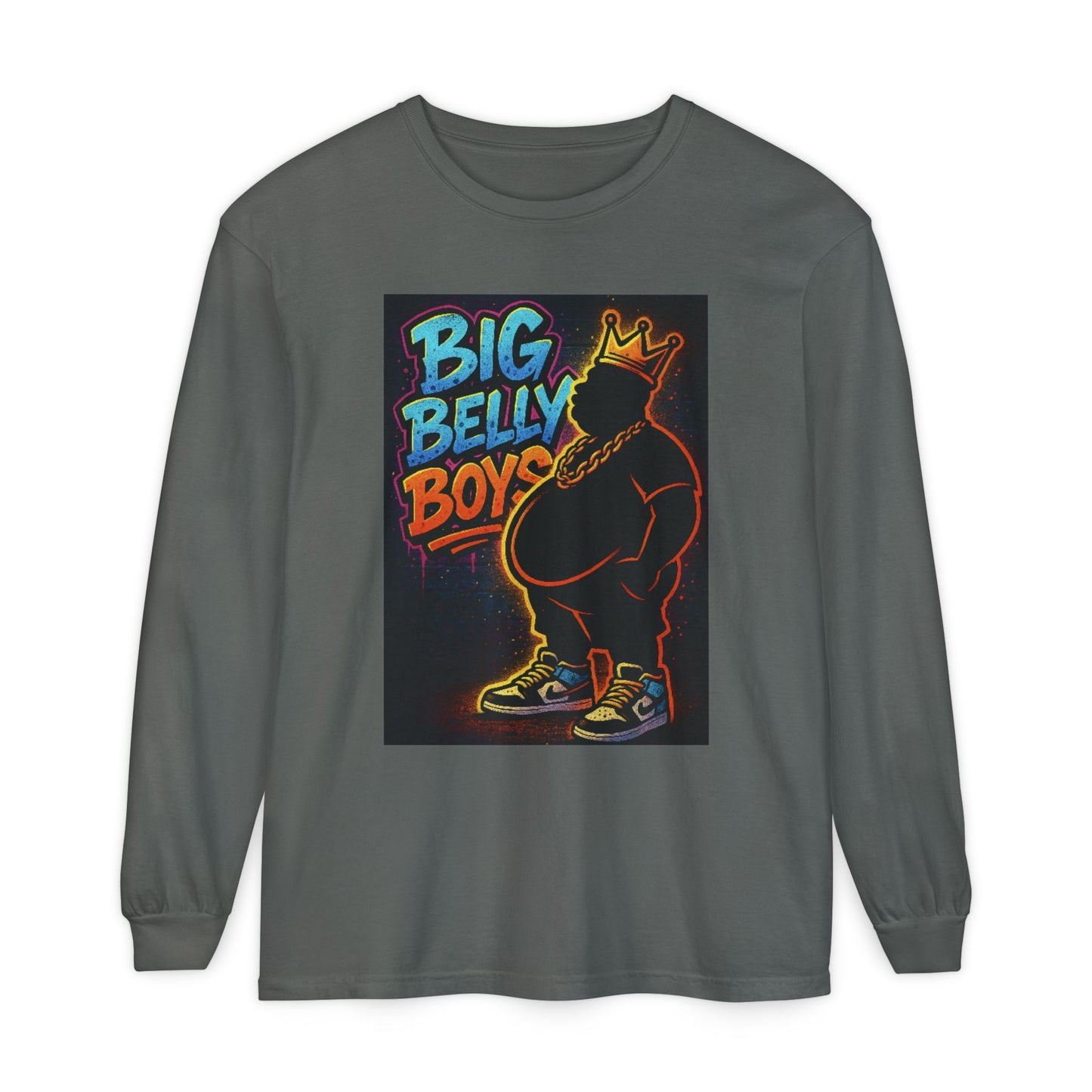 Big Belly Boys Crown Long Sleeve Tee