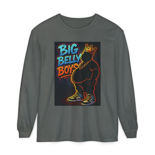 Big Belly Boys Crown Long Sleeve Tee