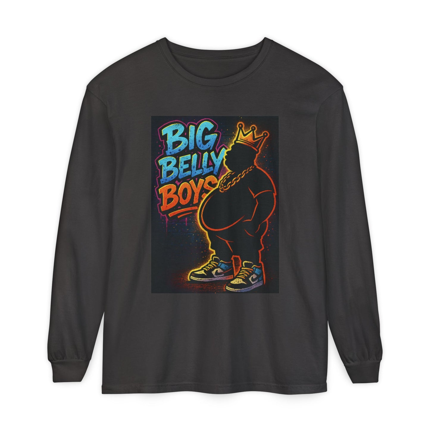 Big Belly Boys Crown Long Sleeve Tee