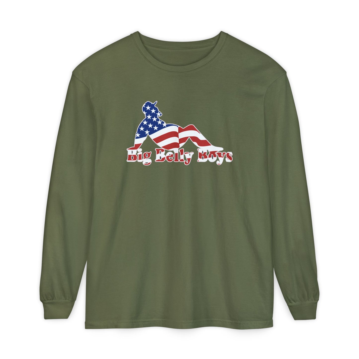 Big Belly Boys USA Long Sleeve Tee