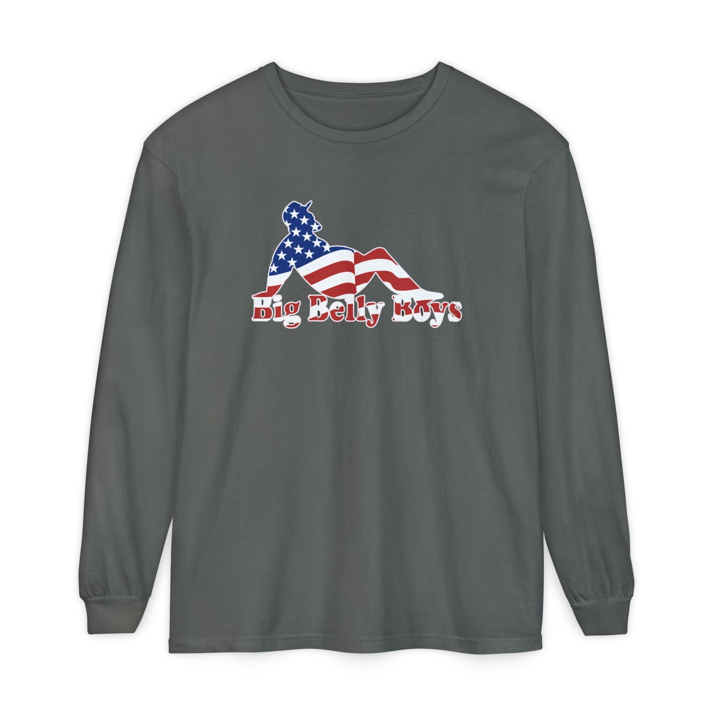 Big Belly Boys USA Long Sleeve Tee