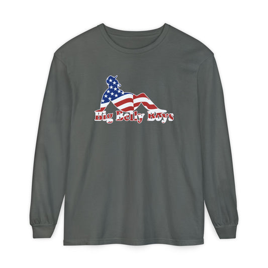 Big Belly Boys USA Long Sleeve Tee