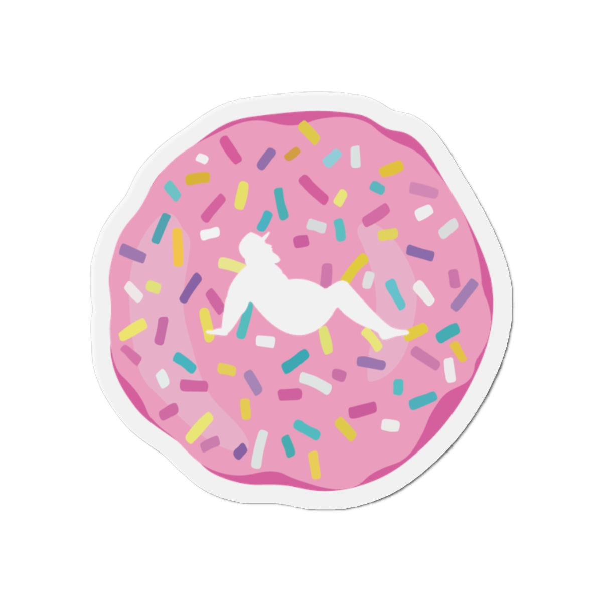 Doughnut Sprinkles Die-Cut Magnet