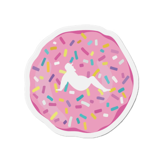 Doughnut Sprinkles Die-Cut Magnet