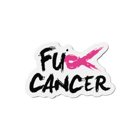 FCK CANCER Die-Cut Magnet