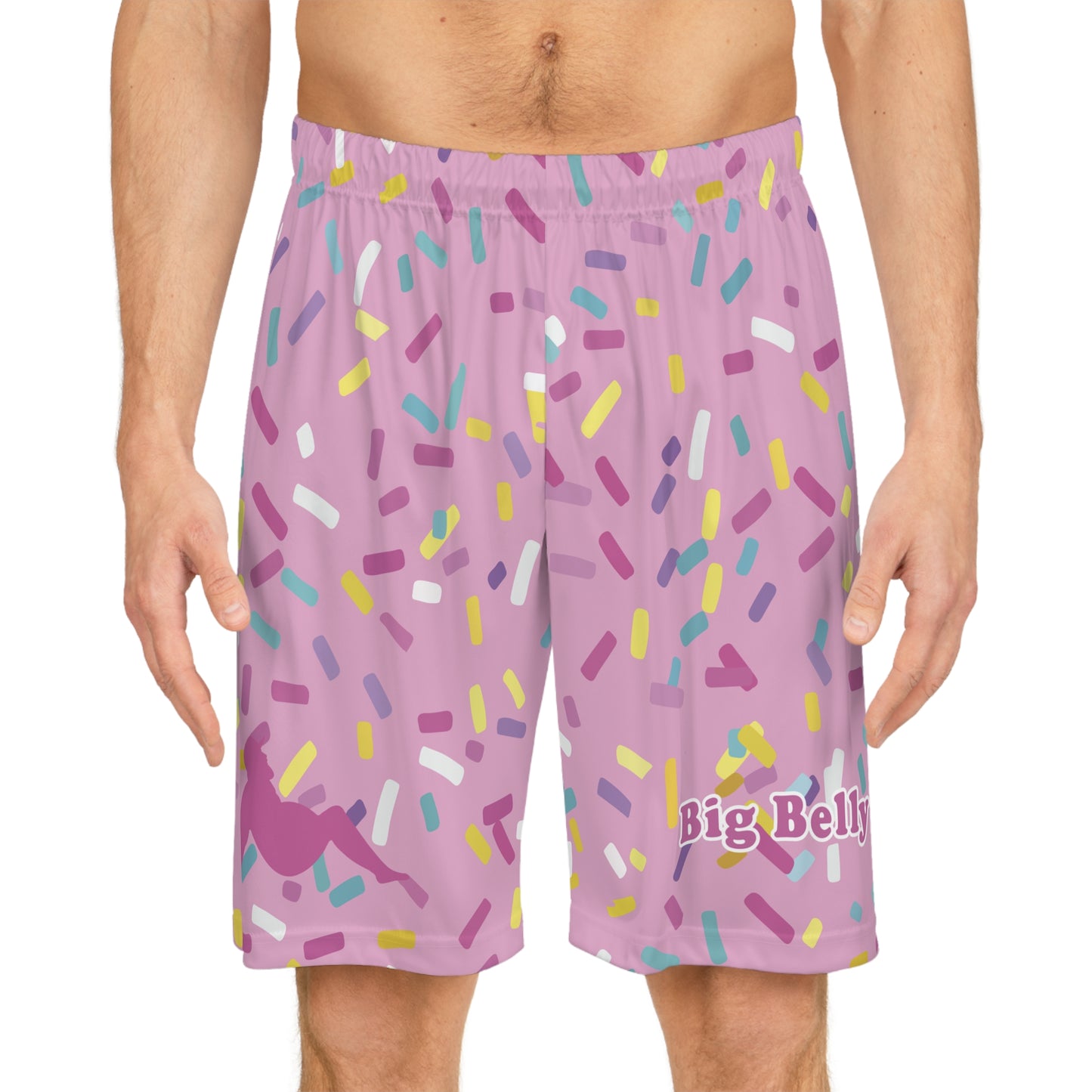 Doughnut Sprinkles Basketball Shorts