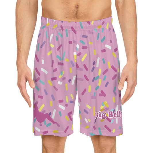 Doughnut Sprinkles Basketball Shorts