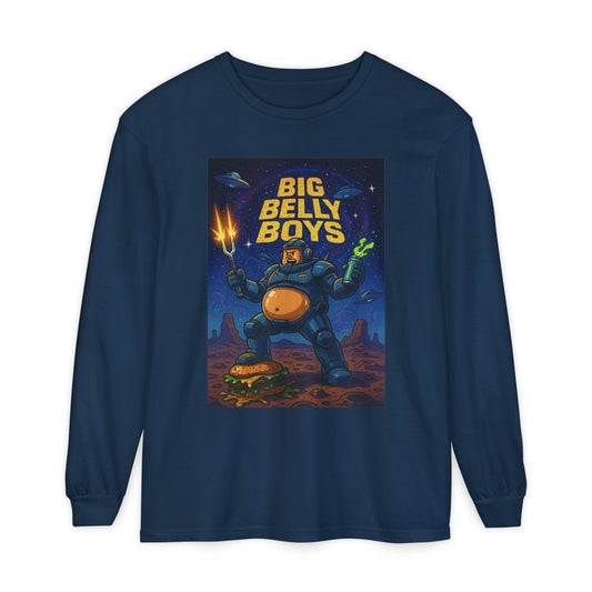 Big Belly Boys In Space Long Sleeve Tee