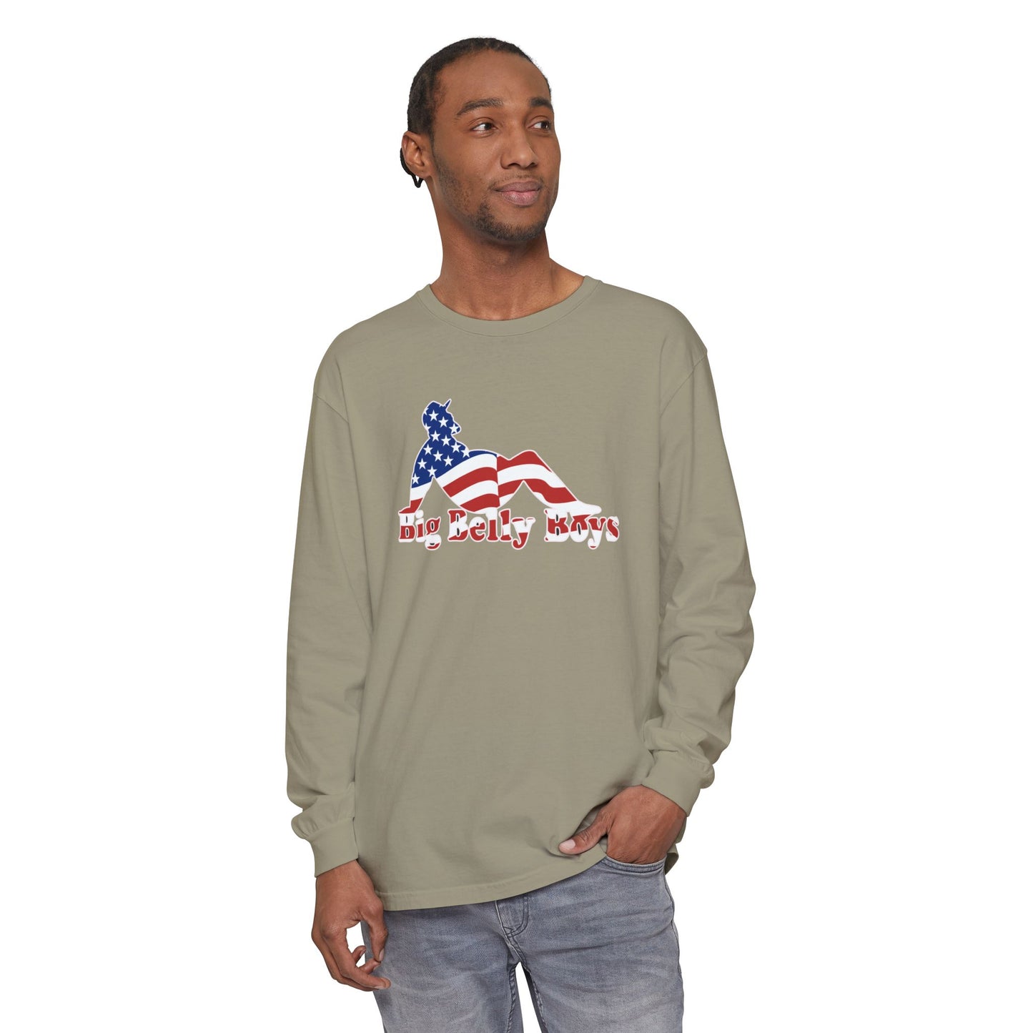 Big Belly Boys USA Long Sleeve Tee