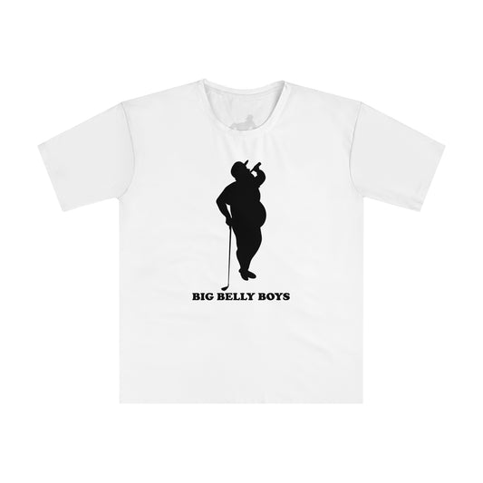 Big Belly Boys Golf Men's Loose Tee - White