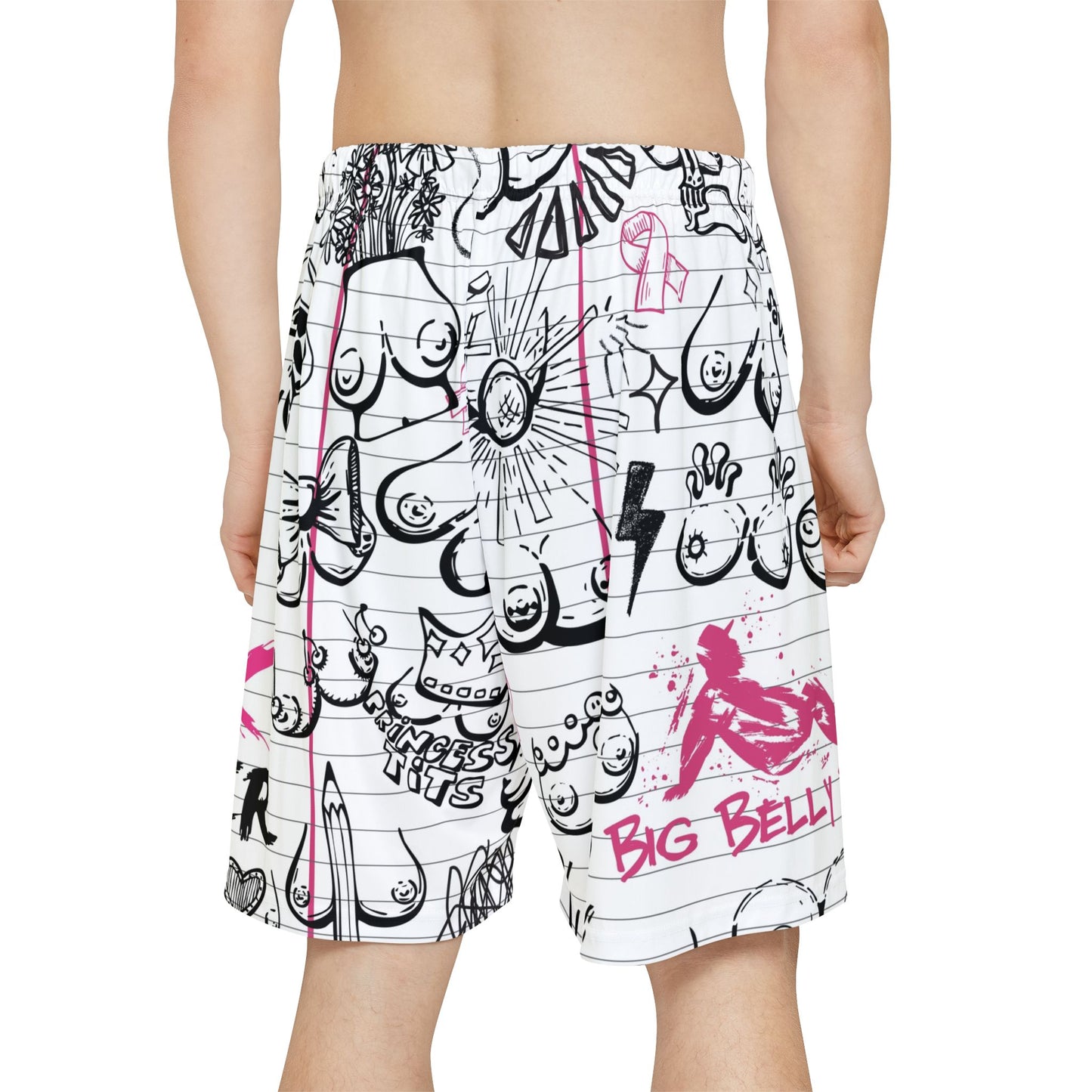 Notebook Knockers Men’s Gym Shorts